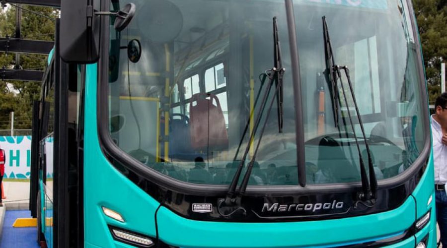 primer bus en Colombia impulsado con hidrógeno verde